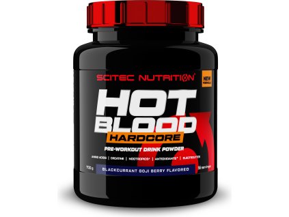Scitec Nutrition Hot Blood Hardcore 700 g (Příchuť pomerančový džus)