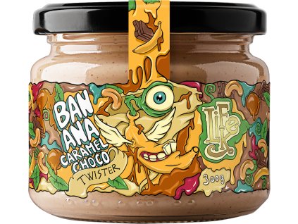 Lifelike Twister Banán/karamel/čokoláda 300 g