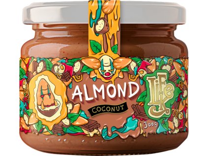 LifeLike Almond Coconut mandle kokos kakaové boby 300 g
