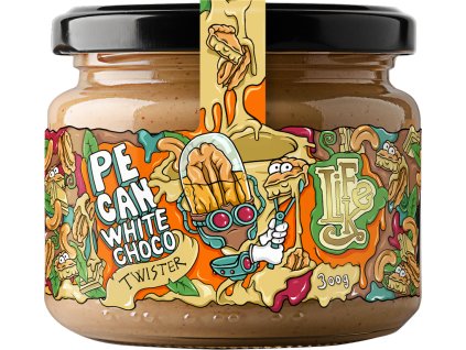 Lifelike Pecan white chocolate twister 300 g