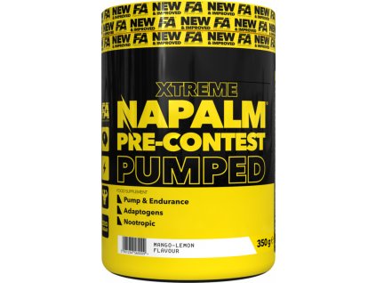 Fitness Authority Xtreme Napalm Pre-contest pumped 350 g (Příchuť mango-citron)