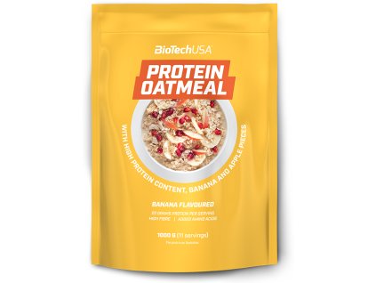BioTech Protein Oatmeal 1000 g (Příchuť banán)