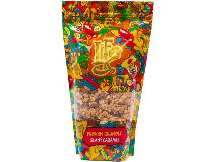 LifeLike Protein Granola slaný karamel 400 g