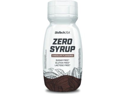 BioTech Zero Syrup 320 ml (Příchuť čokoláda)