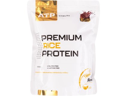 ATP Vitality Premium Rice Protein 1000 g (Příchuť čokoláda-nugát)