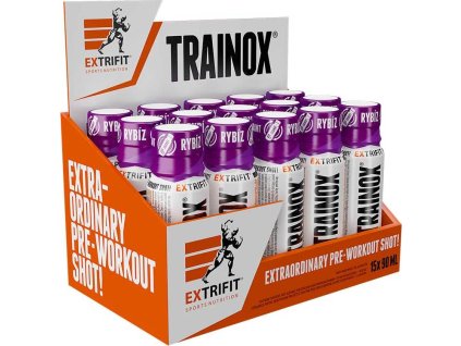 Extrifit Trainox Shot 15 x 90 ml (Příchuť černý rybíz)