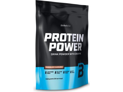 BioTech Protein Power 1000 g (Příchuť vanilka)