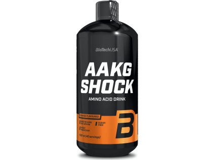 BioTech AAKG Shock 1000 ml (Příchuť pomeranč)