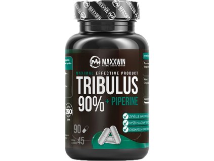 Maxxwin Tribulus 90% + Piperine 90 kapslí