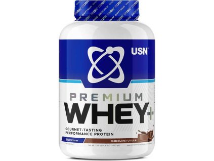 USN Whey+ Premium Protein 2000 g (Příchuť čokoláda-karamel)
