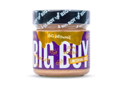 Big Boy Big Brownie 220 g lískový krém s kešu a bílou čokoládou