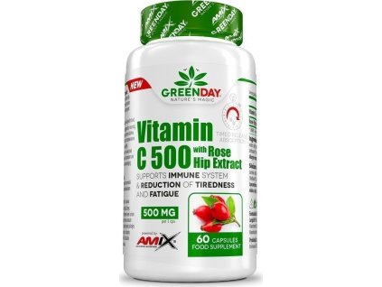 Amix Vitamin C 500 s extraktem z šípků, 60cps