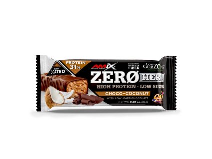Amix Zero Hero 31% Protein Bar 65 g (Příchuť dvojitá čokoláda)
