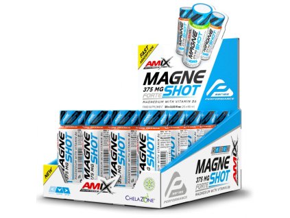 Amix Performance MagneShot Forte 375 mg 20 x 60 ml (Příchuť krvavý pomeranč)
