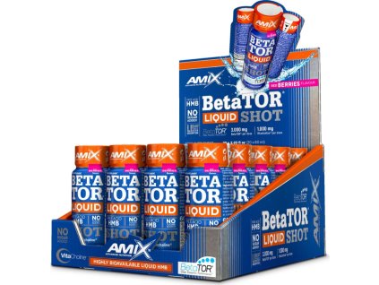 Amix BetaTor Liquid HMB Shot red berries 20 x 60 ml