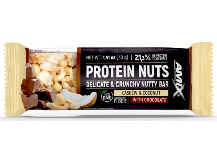 Amix Protein Nuts Bar 40 g (Příchuť ořechy-ovoce)