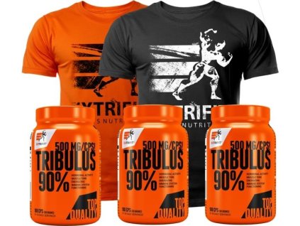 AKCE 2+1 ZDARMA Extrifit Tribulus 90 % Terrestris 100 cps + Triko Extrifit