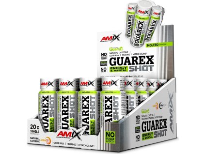 Amix Guarex Energy & Mental Shot (Příchuť Mojito, Balení (ml) 20x60ml)
