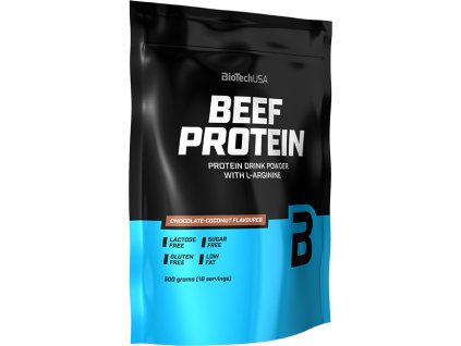 BioTech Beef Protein 500 g (Příchuť jahoda)
