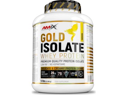 Amix Gold Whey Protein Isolate 2280 g (Příchuť banán)