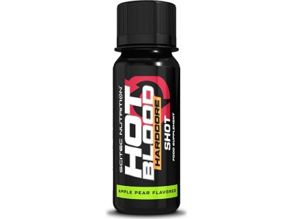 Scitec Nutrition Hot Blood Hardcore Shot 60 ml (Příchuť jablko-hruška)