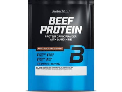 BioTech Beef Protein 30 g (Příchuť skořice-vanilka)