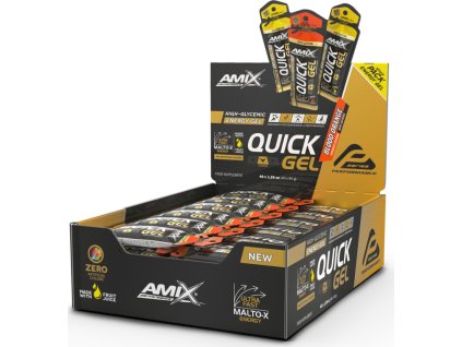 Amix Performance Quick Gel 40 x 45 g (Příchuť krvavý pomeranč)
