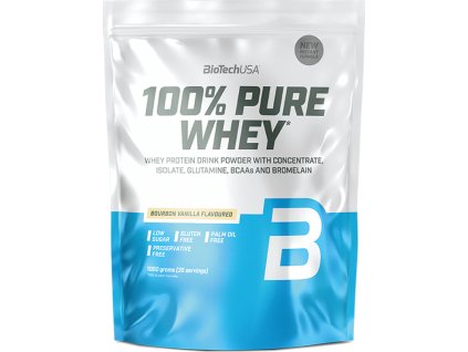 BioTech 100% Pure Whey 1000 g (Příchuť jablečný koláč)