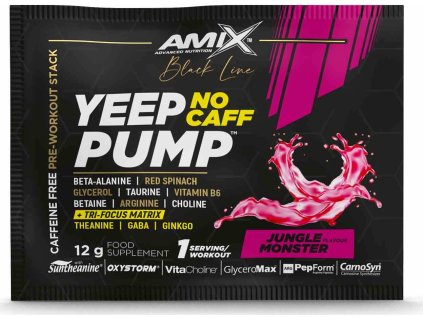 Black Line Yeep Pump NO CAFF (Balení(g) 360g, Příchuť Jungle Monster)