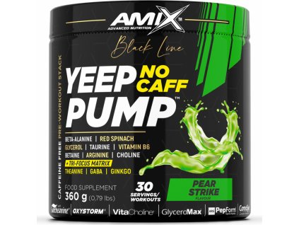 Amix Black Line Yeep Pump No Caff pear strike 360 g (Příchuť hruška)