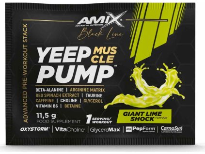 Amix Black Line Yeep Pump Muscle 11,5 g (Příchuť limeta)