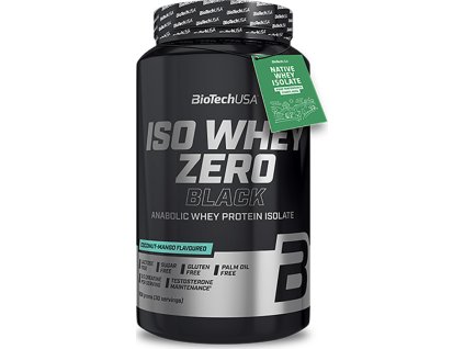 BioTech Iso Whey Zero Black 908 g (Příchuť vanilka)