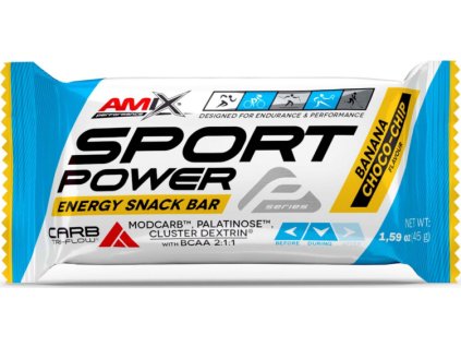 Amix Sport Power Energy Snack Bar 45 g (Příchuť banán)