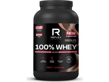 Reflex 100% Whey 720 g (Příchuť čokoláda)