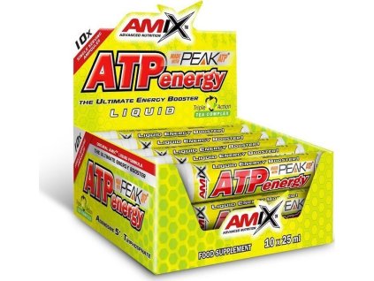 Amix ATP Energy Liquid (Příchuť Lemon, Balení (ml) 10x25ml)