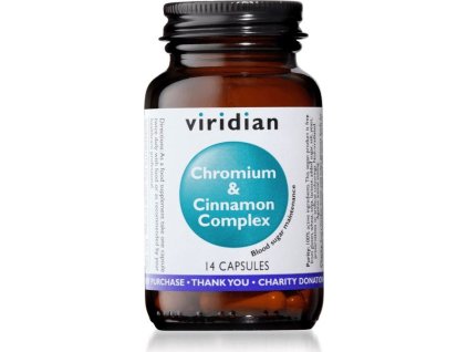 Chromium & Cinamon Complex 14 kapslí (7 Day Sugar Detox) (Varianta Chromium and Cinamon Complex 14 kapslí (7 Day Sugar Detox))