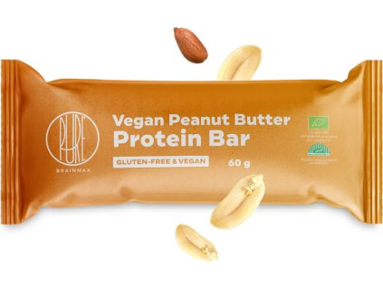 BrainMax Pure Vegan Protein Bar peanut butter 60 g