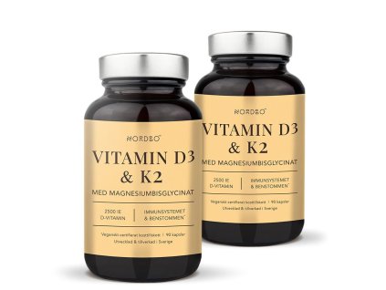 Vitamin D3 & K2 & Magnesium 90 kapslí 1 + 1 ZDARMA
