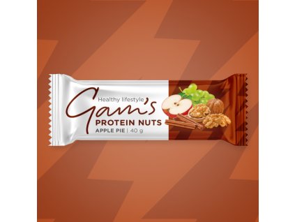 GAM’S NUTS PROTEIN TYČINKA APPLE PIE 40g