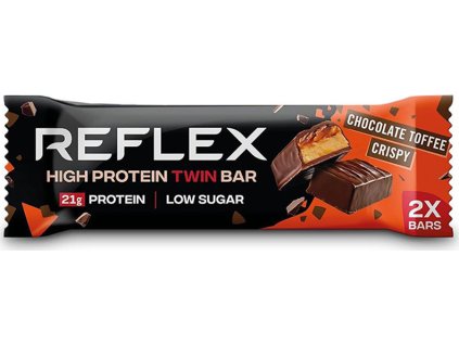Reflex High Protein Twin Bar 60 g (Příchuť čokoláda-karamel)