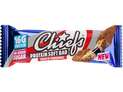Chiefs Protein Soft Bar 55 g (Příchuť čokoláda-karamel)