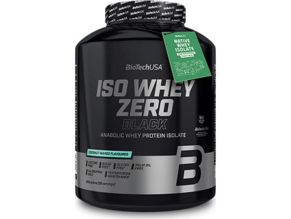BioTech Iso Whey Zero Black 1816 g (Příchuť jahoda)