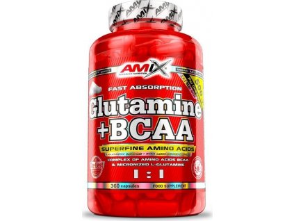 Amix L-Glutamine + BCAA - cps, 360cps