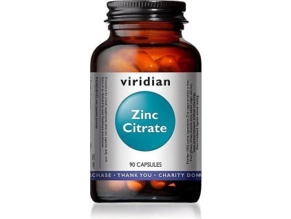 Viridian Zinc Citrate 90 cps (Zinek)