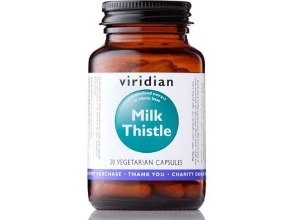 Viridian Milk Thistle 30 cps (Ostropestřec mariánský)