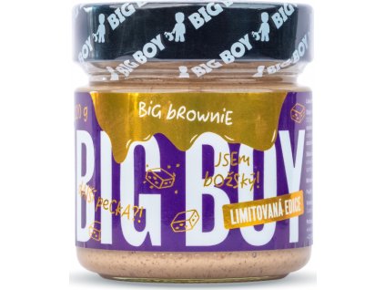 BIG BOY® Big Brownie - Lískový krém s kešu a bílou čokoládou 220g