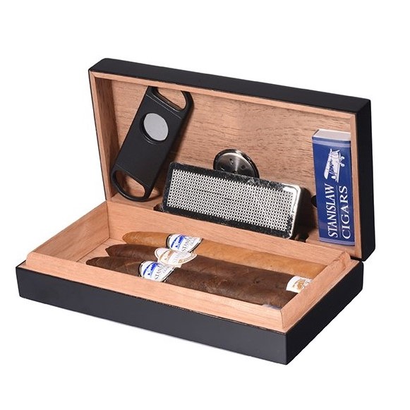 Doutníkový Humidor FS Set Torpedo/4