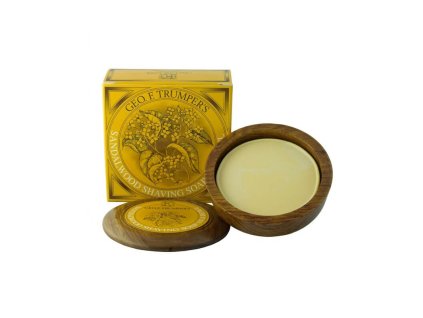 Geo F. Trumper Sandalwood, mýdlo na holení s miskou 80 g