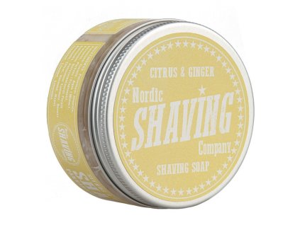 Nordic Shaving Company Citrus & Ginger mýdlo na holení 80 g