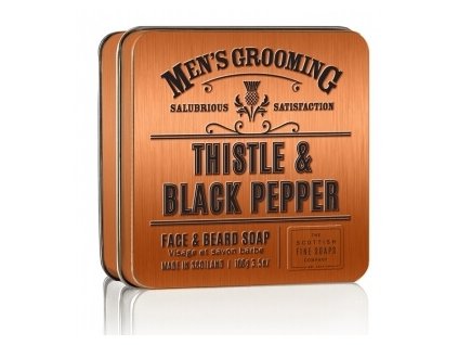 Scottish Fine Soaps Thistle and Black Pepper mýdlo na vousy